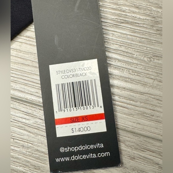 NWT Dolce Vita One Piece Swimsuit XS Macramé Cutout Black Bathing Suit Vacation - Picture 9 of 12